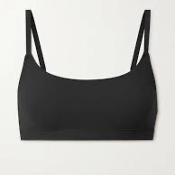 Skims Fits Everybody Scoop Neck Bra Onyx Size M - Picture 1 of 4
